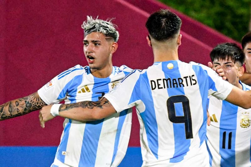 Comenzó con un triunfo, el Mundial Sub 17 ante Bélgica. Foto: @Argentina