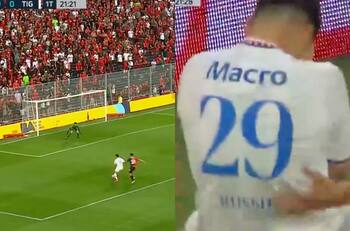 VIDEO | Hijo de Miguel Ángel Russo anota en Argentina y regala uno de los momentos más emotivos del año