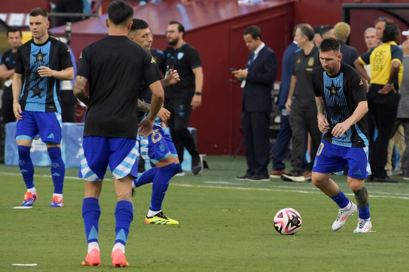 El cuadro Argentino compartirá grupo con Chile, Perú y Canadá. EFE/ Lenin Nolly.