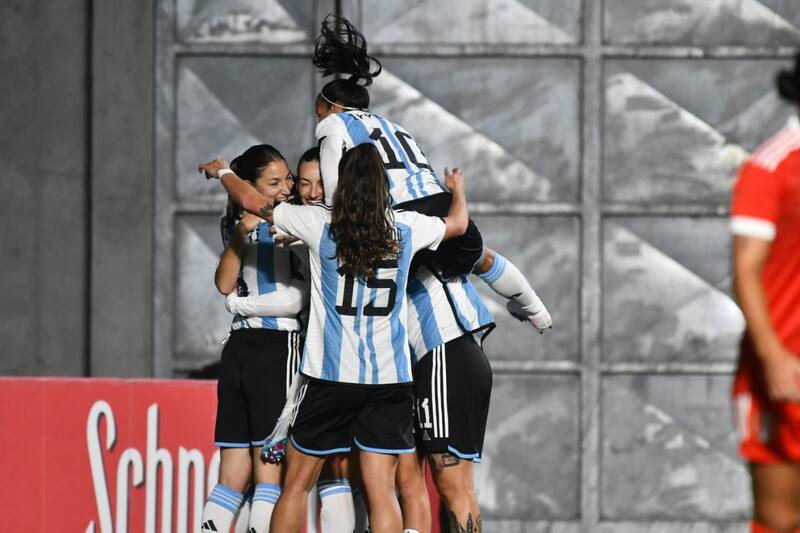 Camila Gómez Ares marcó uno de los cuatro goles de la Selección Argentina sobre Perú.