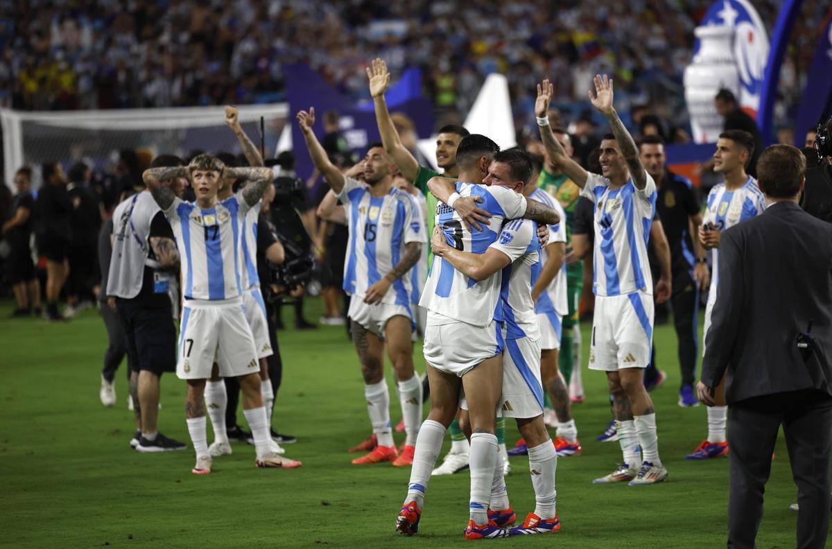 Cerveza y cumbia: así fue la celebración de Argentina tras ganar la Copa América