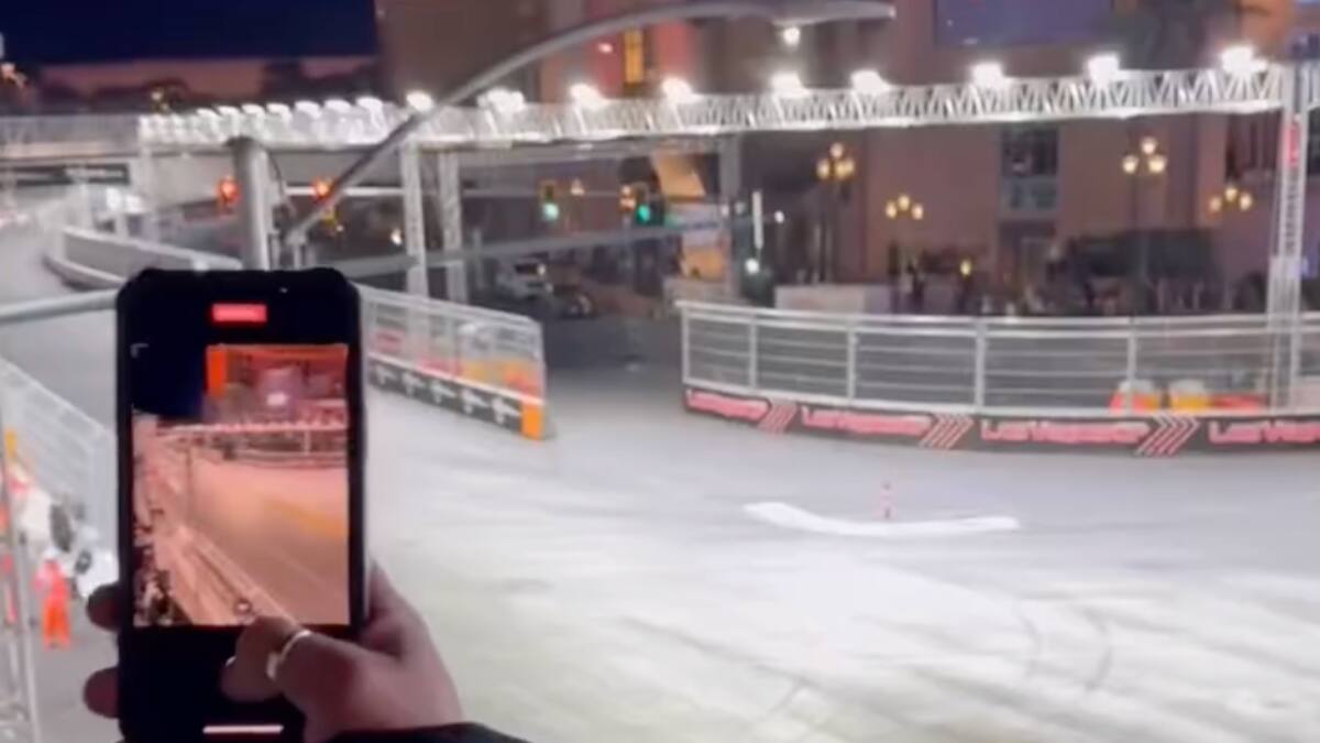 VIDEO | Argentino se hace viral al mostrar cómo vio gratis la carrera de F1 en Las Vegas