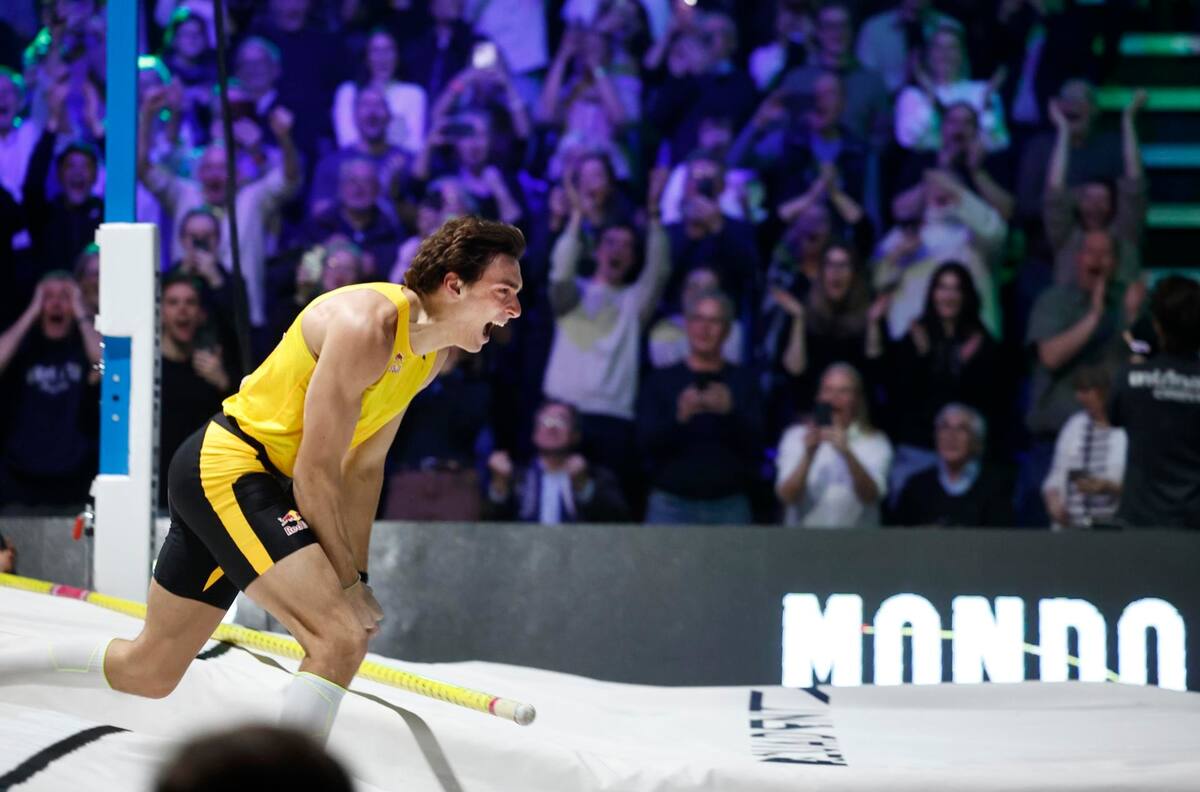 VIDEO | El garrochista Mondo Duplantis sigue haciendo historia: superó nuevamente su récord mundial