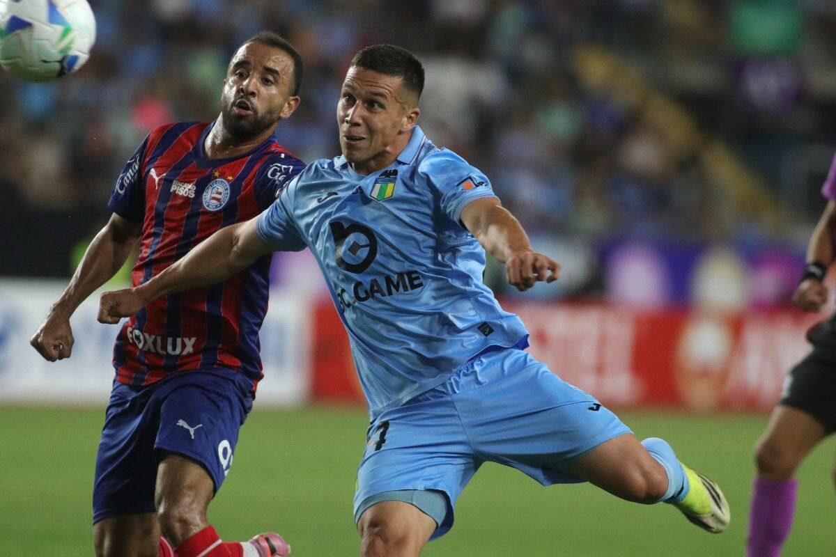 El delantero de O'Higgins descolló ante Esporte Clube Bahia en Copa Libertadores. Foto: Agencia Aton.