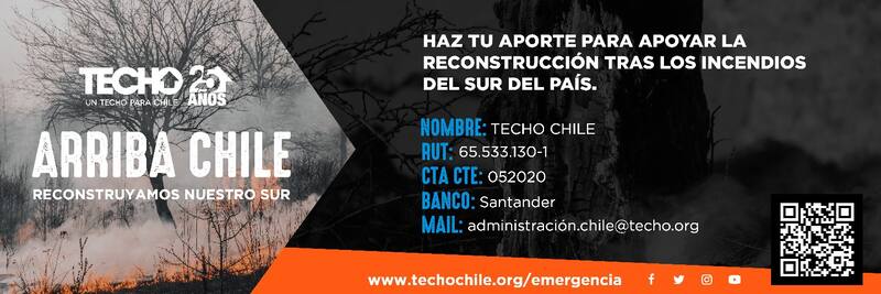 Conoce cómo donar a la campaña solidaria de Techo Chile