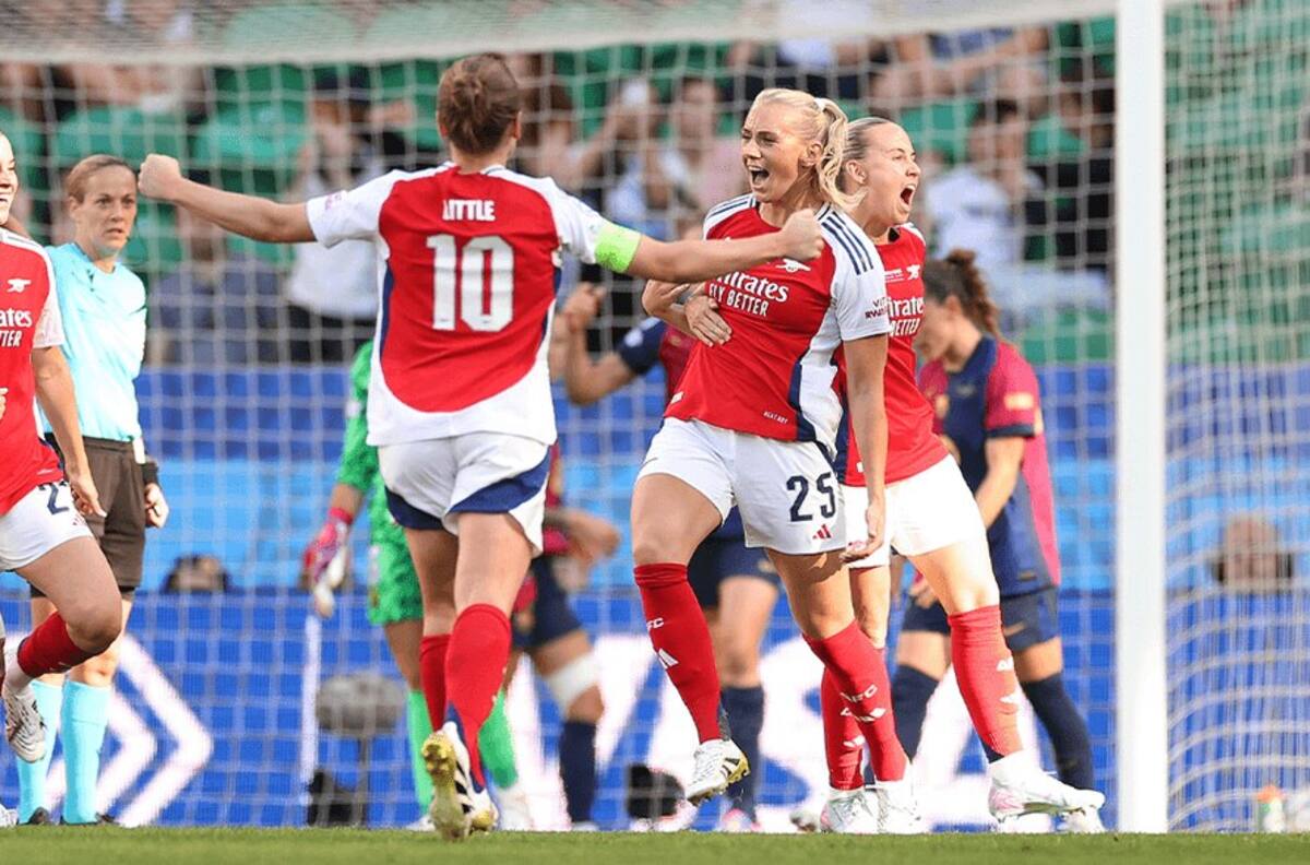 El golazo del Arsenal que le dio el título de Champions League Femenina