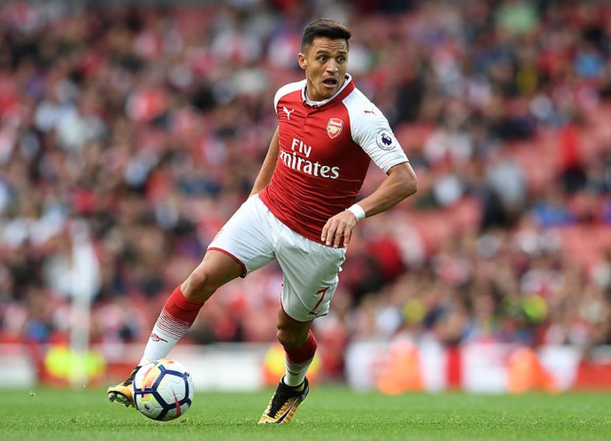 LONDON, ENGLAND - SEPTEMBER 09: Alexis Sanchez of Arsenal during the Premier League match between Arsenal and AFC Bournemouth at Emirates Stadium on September 9, 2017 in London, England. (Photo by David Price/Arsenal FC via Getty Images)