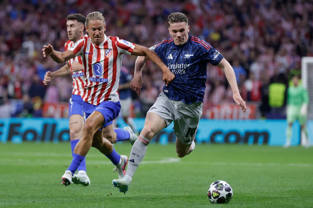 "Gunners" y "Colchoneros" buscan el paso a la final de la Champions League. Foto: Agencia EFE.