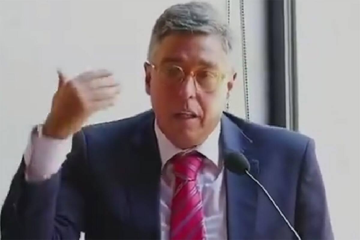 Vicepresidente del PS. Captura Video.