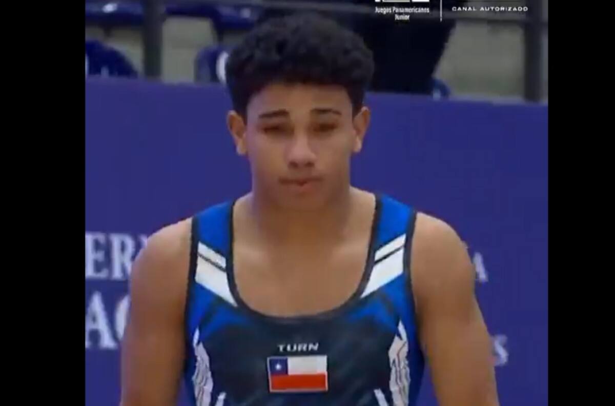 Arturo, hermano de Juan Francisco Rossel, se lució en los Juegos Panamericanos Junior: su rutina