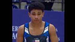 Arturo, hermano de Juan Francisco Rossel, se lució en los Juegos Panamericanos Junior: su rutina