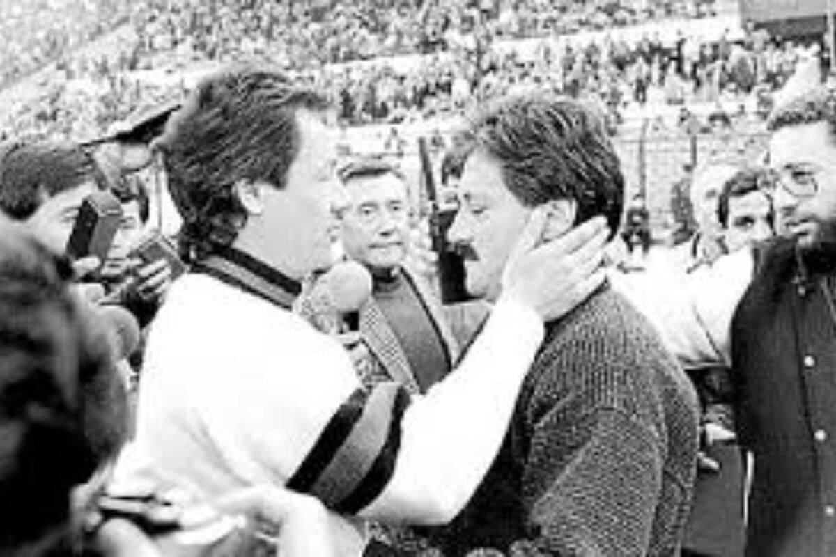 En su época de entrenador de Colo Colo.