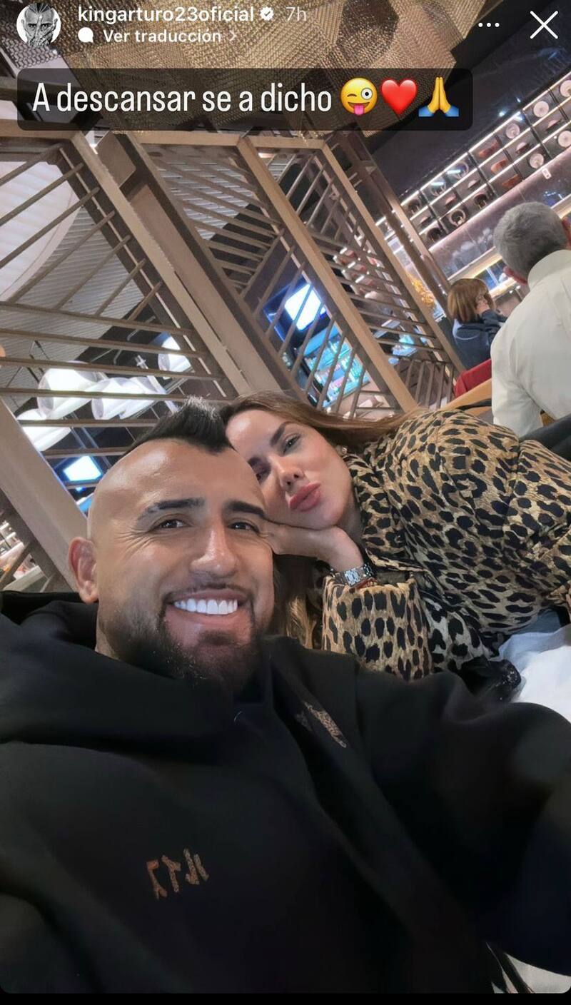 Arturo Vidal se va de vacaciones a tres semanas del comienzo de la Copa América.