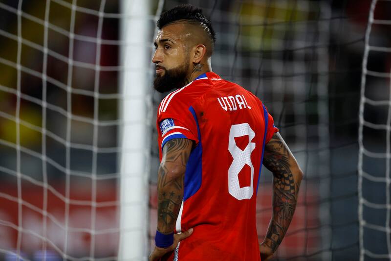 mostró su enojo por la eliminación de La Roja. Foto: Agencia Aton.