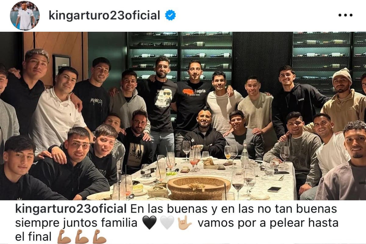 Publicación de Arturo Vidal.