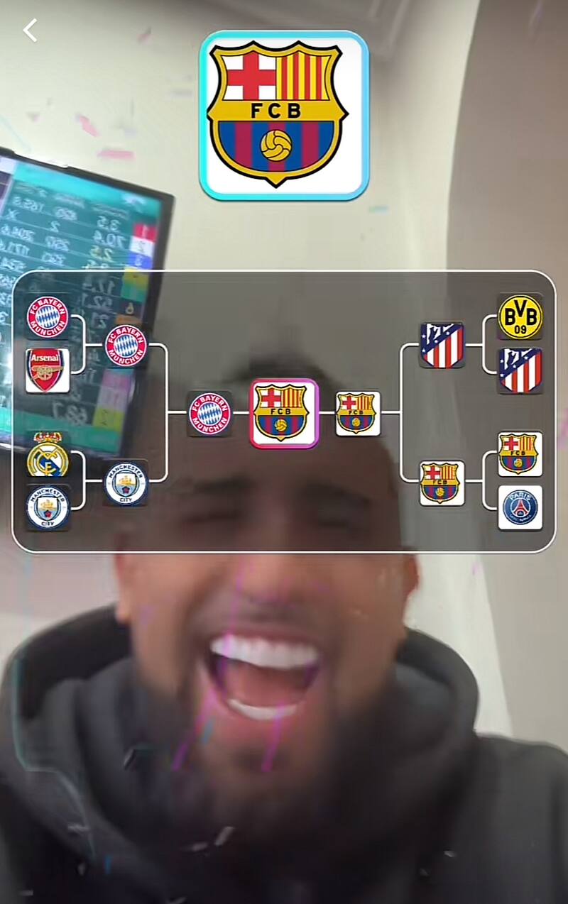 El King anticipa quién será el ganador de la UEFA Champions League.
