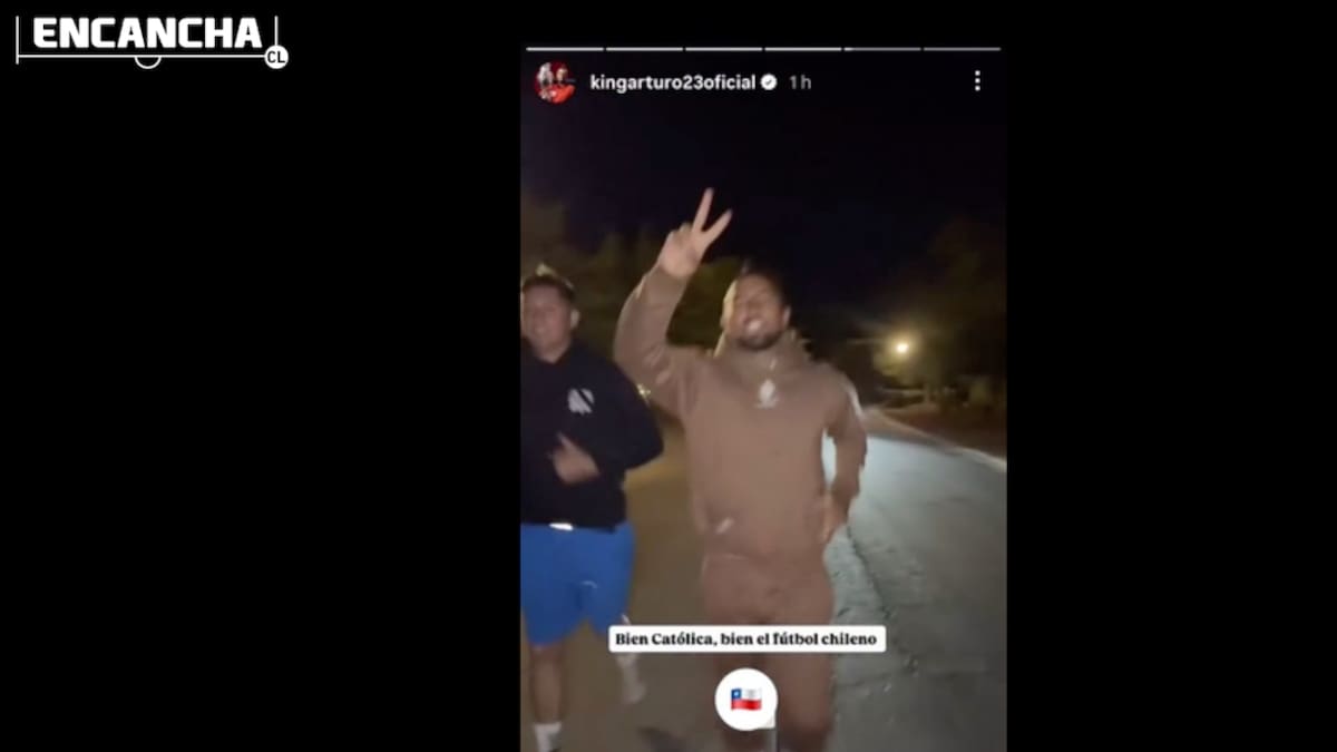 VIDEO | Arturo Vidal da una lección a los hinchas chienos y festeja el triunfazo de la UC en Brasil