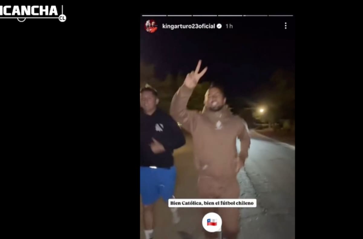 VIDEO | Arturo Vidal da una lección a los hinchas chilenos y festeja el triunfazo de la UC en Brasil