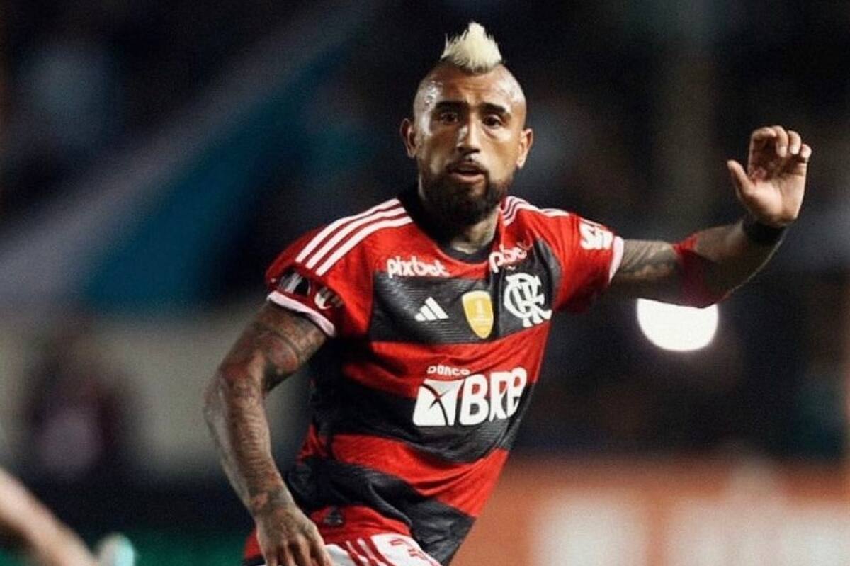 El volante chileno Arturo Vidal es uno de los apuntados por el mal momento del Flamengo. (Foto: Flamengo)