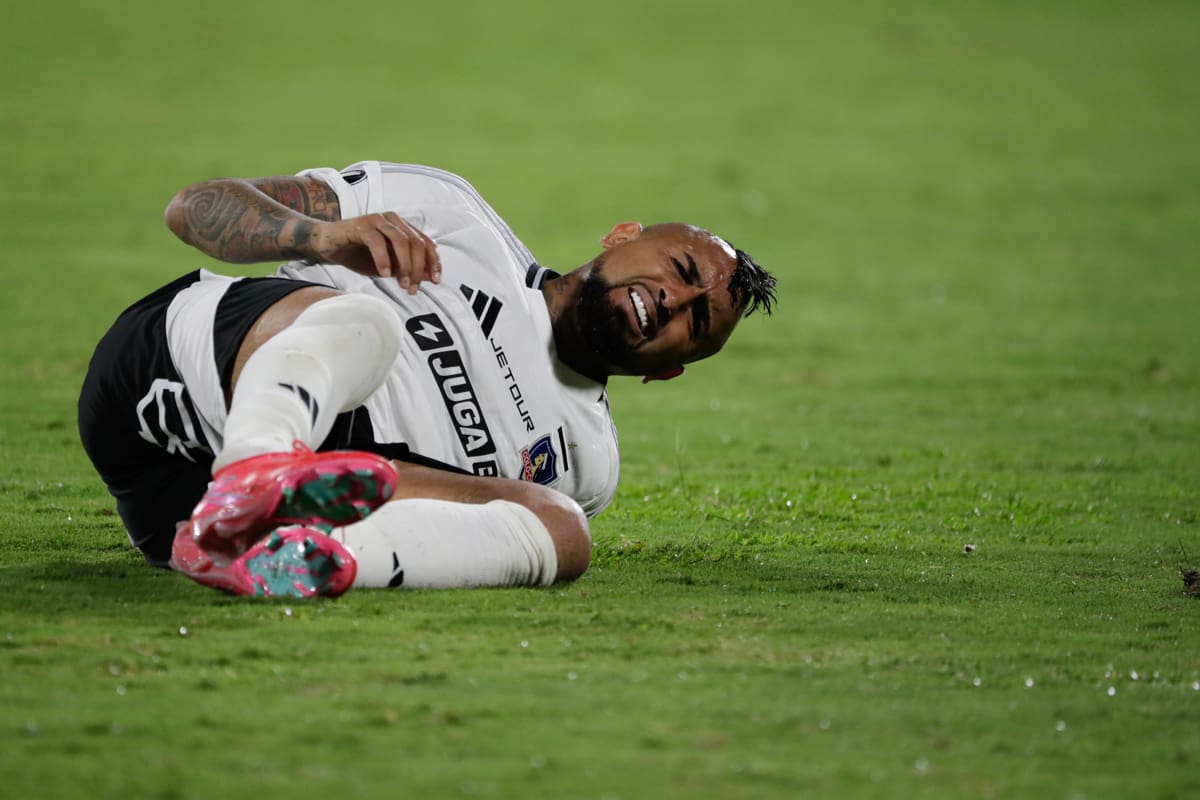 El volante dejó todo en la cancha.