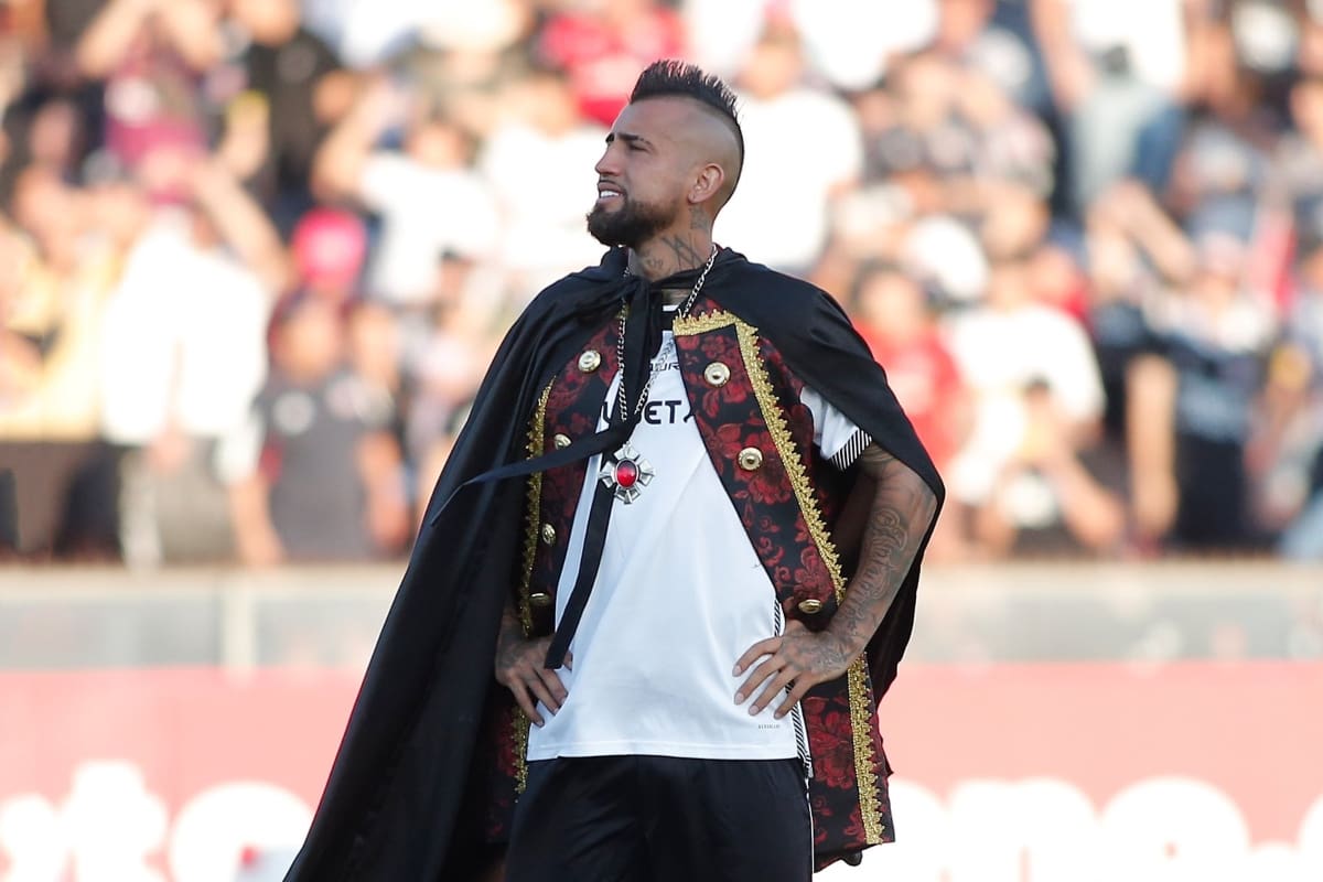 en su presentación en el Estadio Monumental. Foto: Agencia Aton.