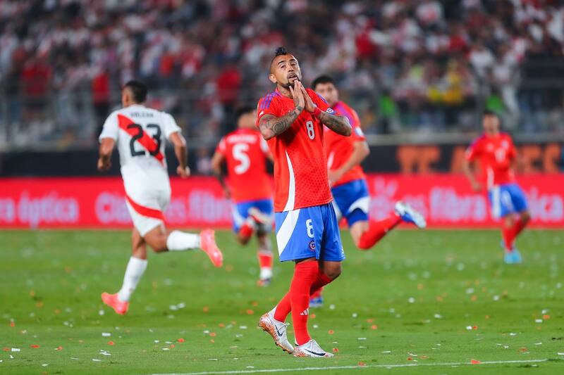 en Chile vs Perú por las Eliminatorias Sudamericanas. Agencia Aton