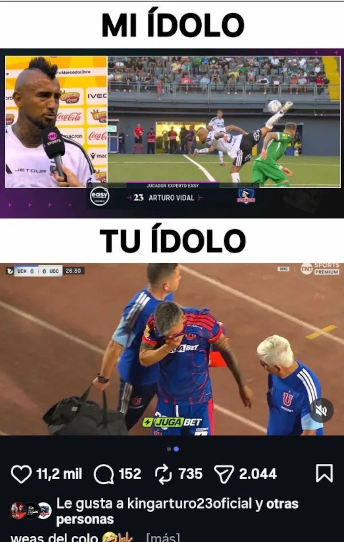 El King le dio me gusta a una particular publicación y encendió las redes