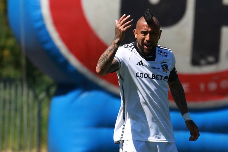 en el partido de Huachipato vs Colo Colo. Agencia Aton