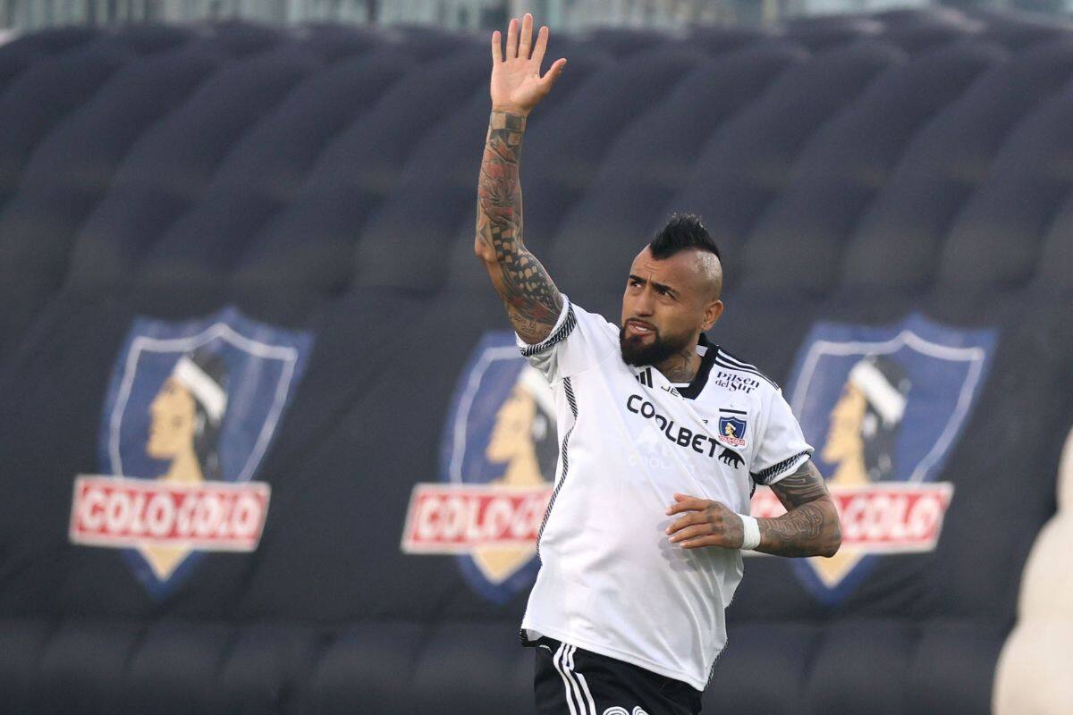 Arturo Vidal fue figura contra River Plate. Foto: Agencia Aton.