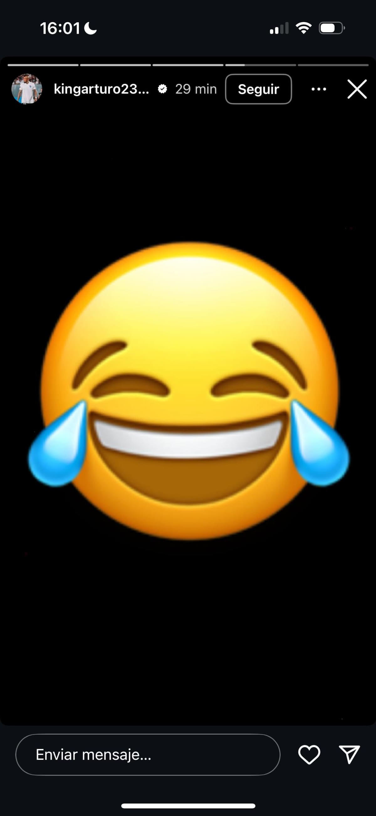 y su reacción al penal cobrado para la U.