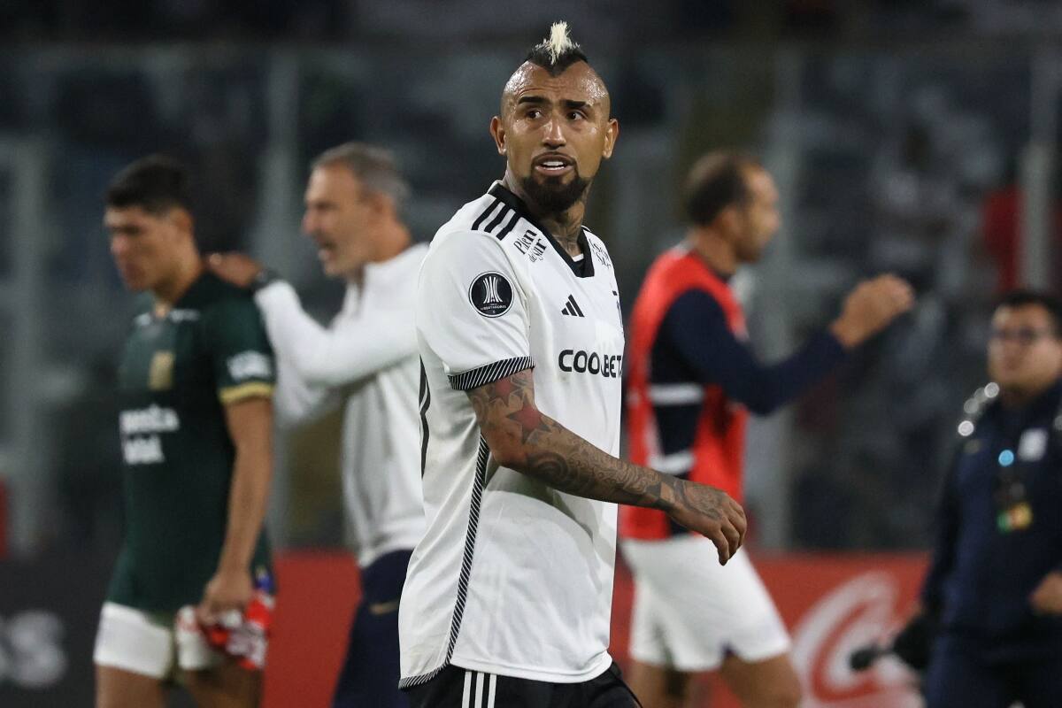 con Colo Colo en Copa Libertadores