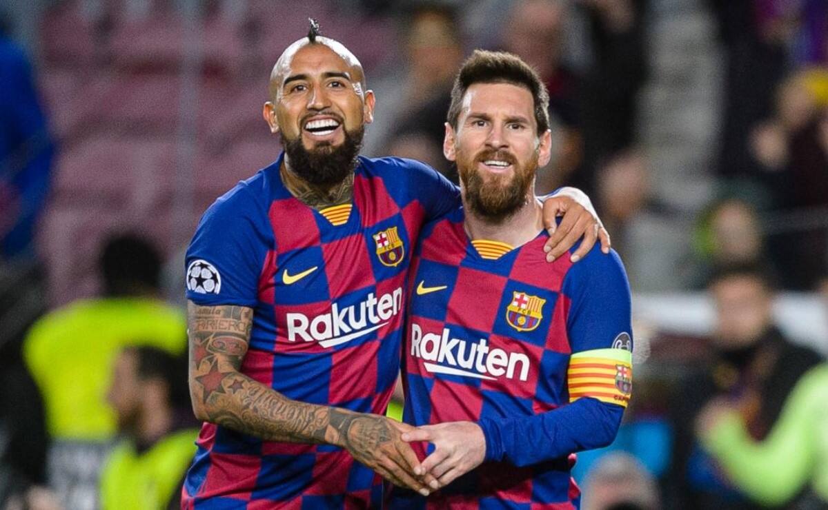 recibió las felicitaciones de Lionel Messi tras llegas a Colo Colo.