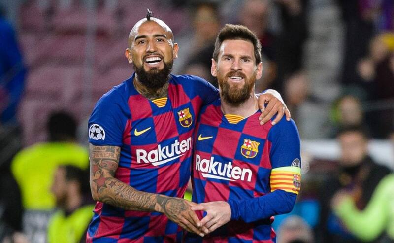 votó por su excompañero del Barcelona, Lionel Messi.