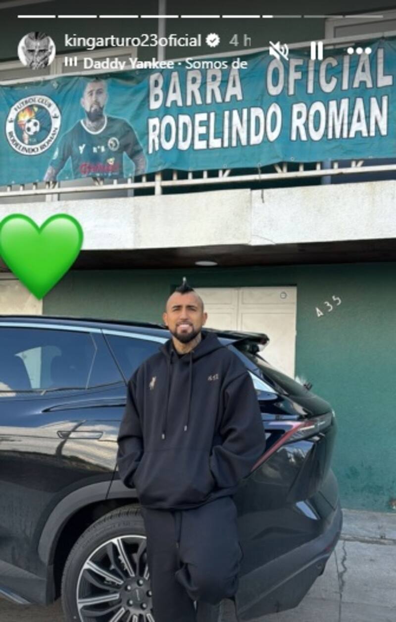 subió una foto en las instalaciones del Rodelindo Román.