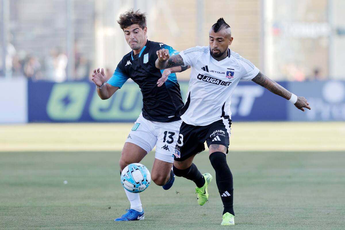 El King jugó por última vez ante Racing en el Monumental.