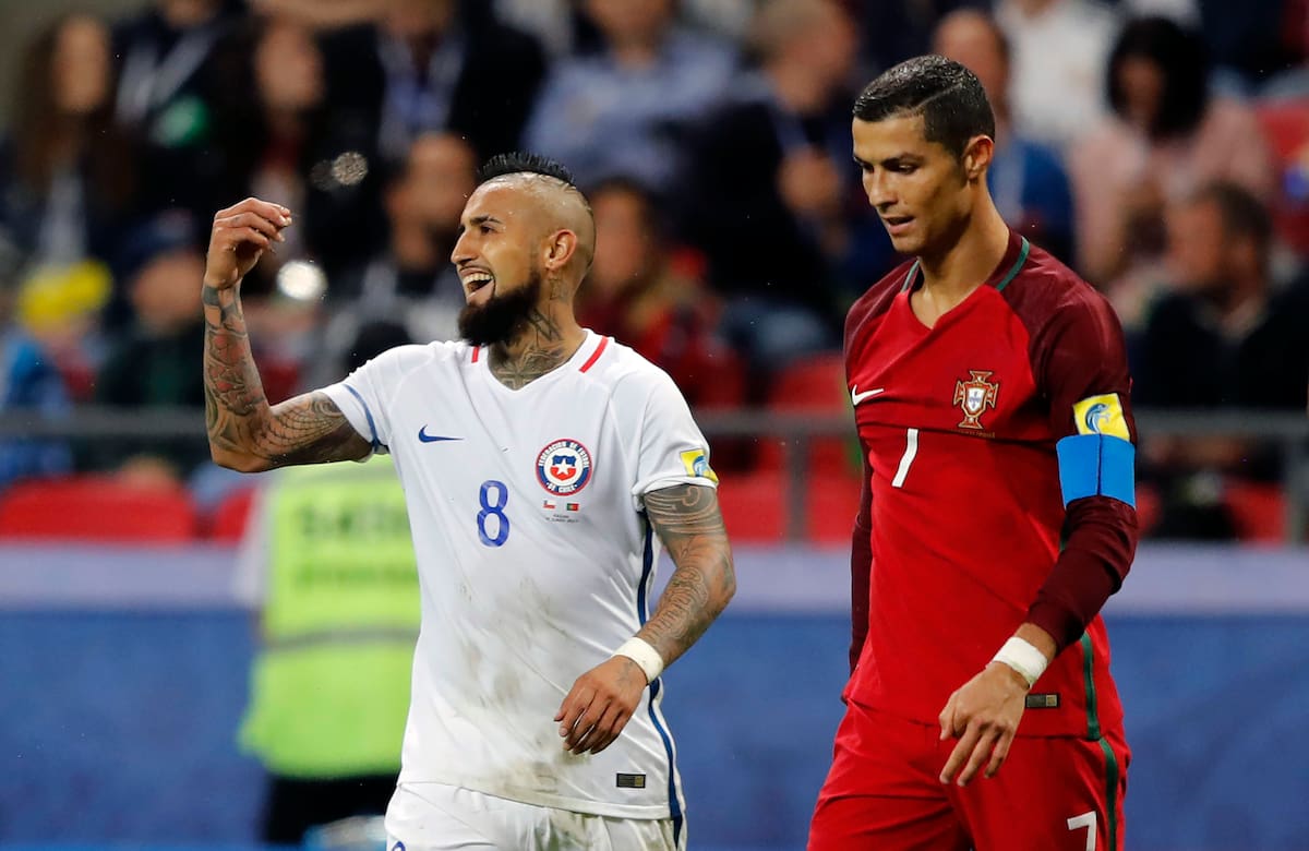 Enfrentando a Portugal en la Copa Conferederaciones 2017. Foto: Aton.