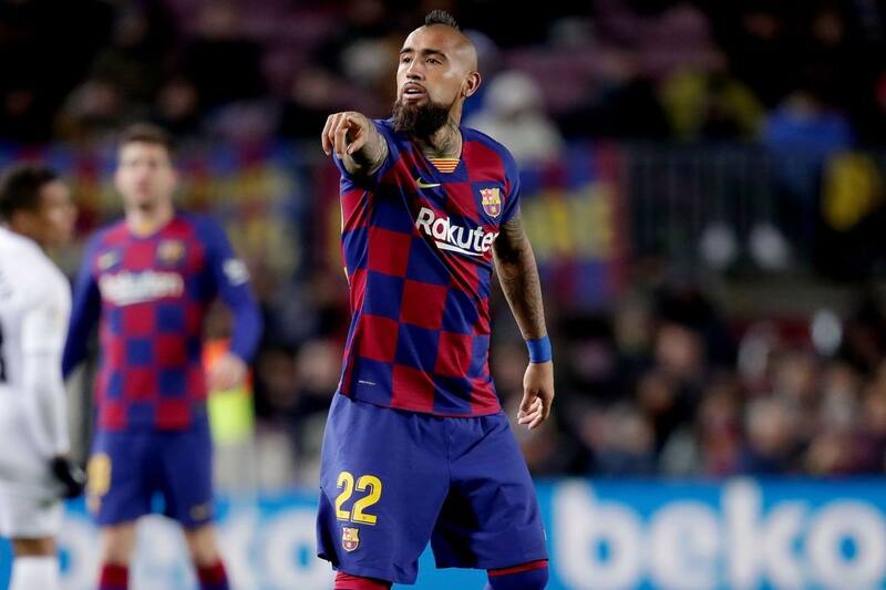 Vidal destacó en su primer clásico ante Real Madrid