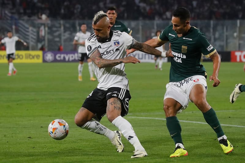 Arturo Vidal, Colo Colo vs Alianza Lima en Copa Libertadores. Agencia Aton