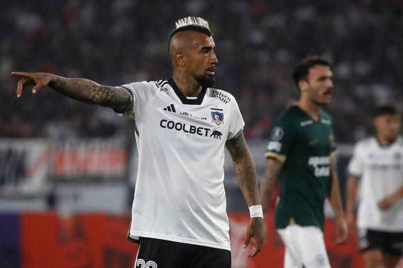 Arturo Vidal, Colo Colo vs Alianza Lima en Copa Libertadores. Agencia Aton