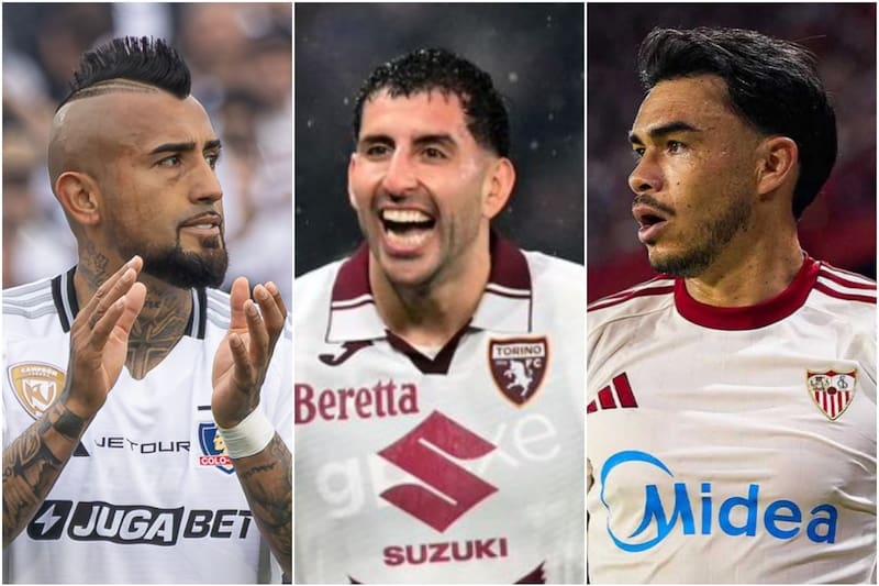 están entre los futbolistas chilenos mejores pagados del mundo.