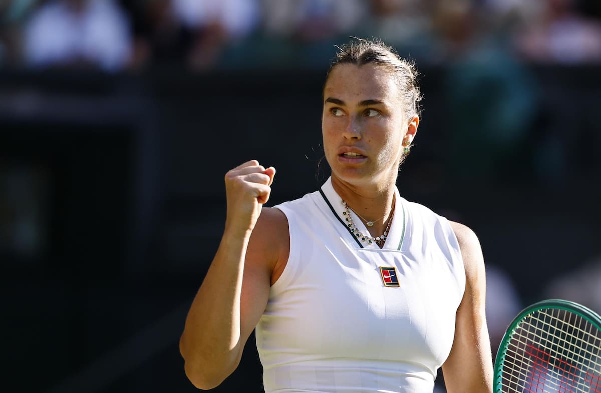 La bielorrusa viene de derrotar a Jelena Ostapenko en la tercera ronda de Wimbledon 2026.