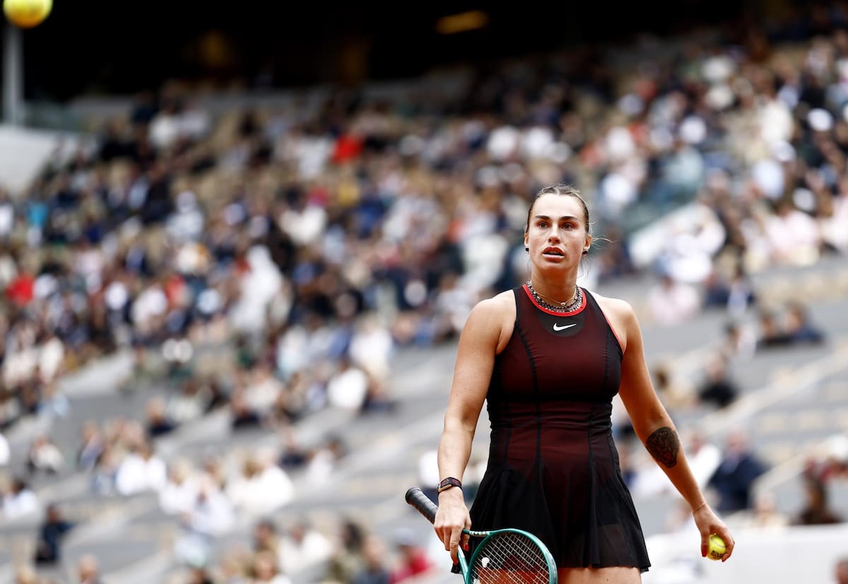 La bielorrusa fue eliminada en Roland Garros. Foto: EFE.