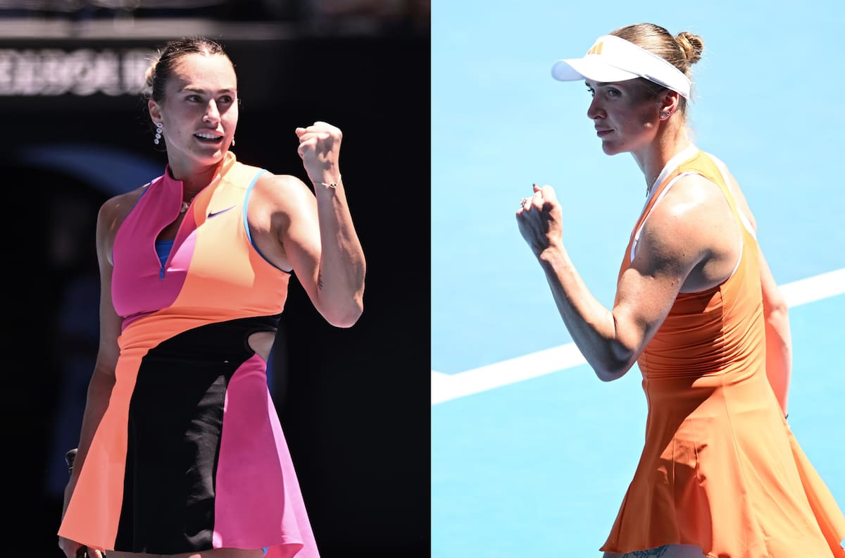 Sabalenka vs. Svitolina, un partido que va más allá del deporte se toma las semifinales del Australian Open