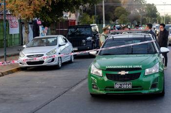 VIDEO | Balacera en Ñuñoa: Comerciante se enfrentó a disparos con delincuentes tras intento de portonazo