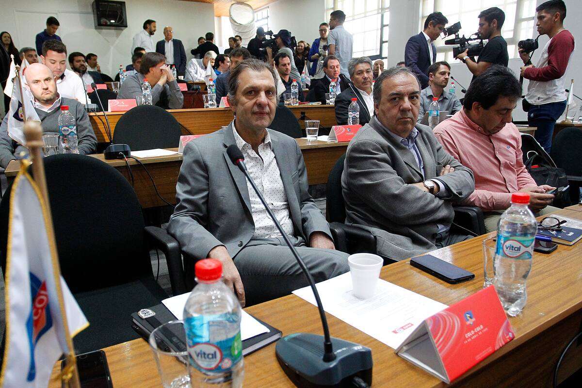 Santiago, 26 de noviembre 2019
Se realiza una nueva Asamblea de Presidentes de la Asociacion Nacional de Futbol Profesional
Dragomir Yankovic/Photosport