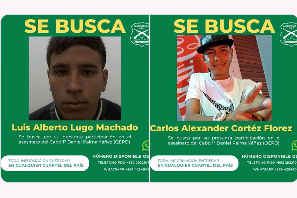 Luis Lugo Machado estaba siendo intensamente buscado hasta su captura, al igual que Carlos Cortéz Flores quien se mantiene prófugo. Foto: ATON