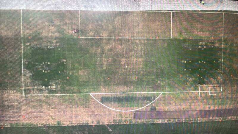 Así quedó la cancha del Monumental (Foto: 24 Horas)