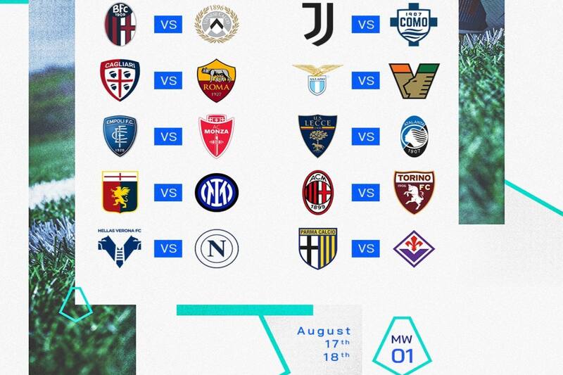 Así se jugará la fecha 1 de la Serie A 24-25 (Foto: @SerieA)
