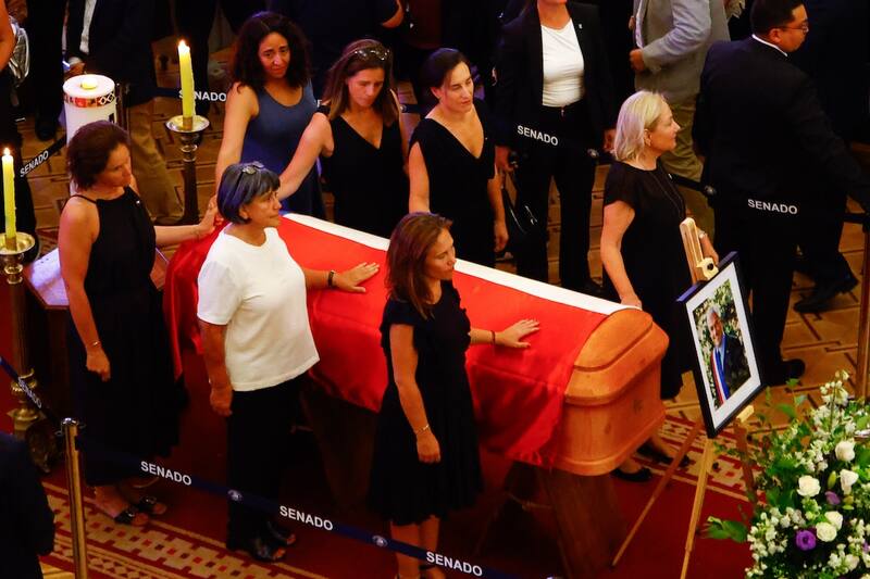 del expresidente Sebastián Piñera este viernes 9 de febero.