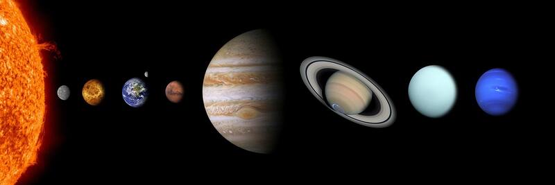 Revisa los detalles de la alineación de cinco planetas. Créditos: Pixabay